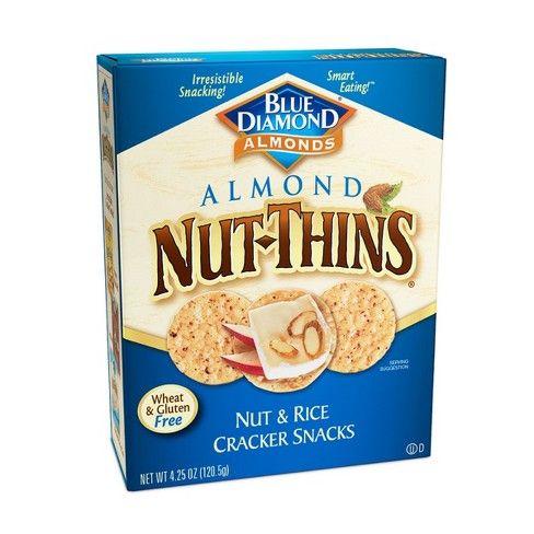 Blue Diamond Nut Thins Logo - Blue Diamond Nut Thins Almond