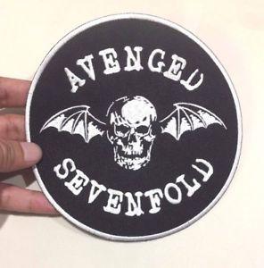 Ametal Rock Band Logo - Avenged Sevenfold Music Band Logo Heavy Metal Rock Embroidered Iron