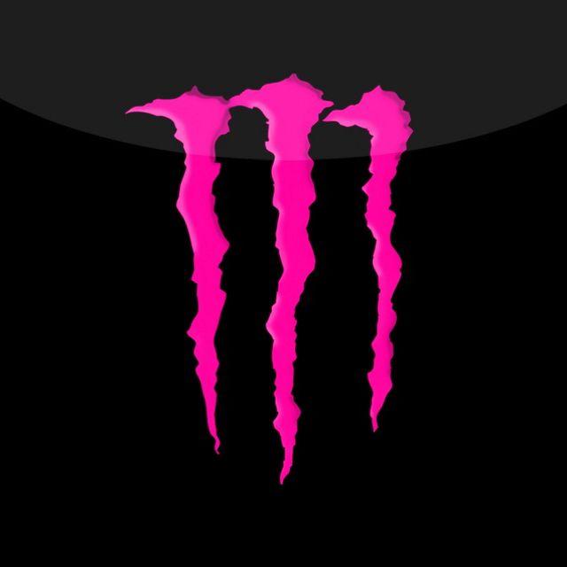 Pink Monster Energy Logo - We need energy to create! Our fridge is always stocked with the pink