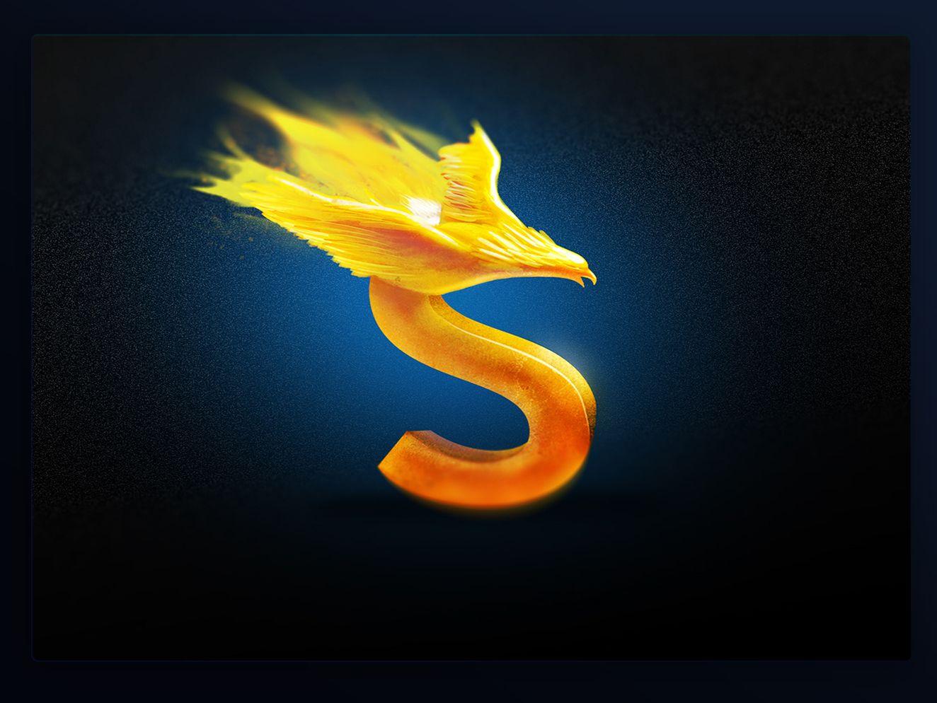 Gold Phoenix Logo - Just a logo design idea by Aleksey Lyskov | Dribbble | Dribbble
