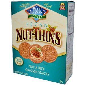 Blue Diamond Nut Thins Logo - Blue Diamond Natural Pecan Nut Thins Cracker Snacks 4.25 Oz