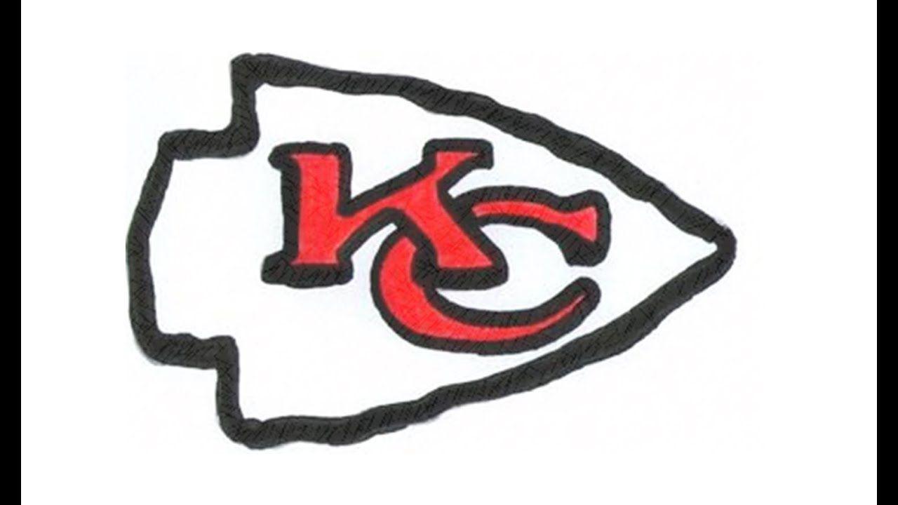 Chiefs Logo - How to Draw the Kansas City Chiefs Logo (NFL) - YouTube