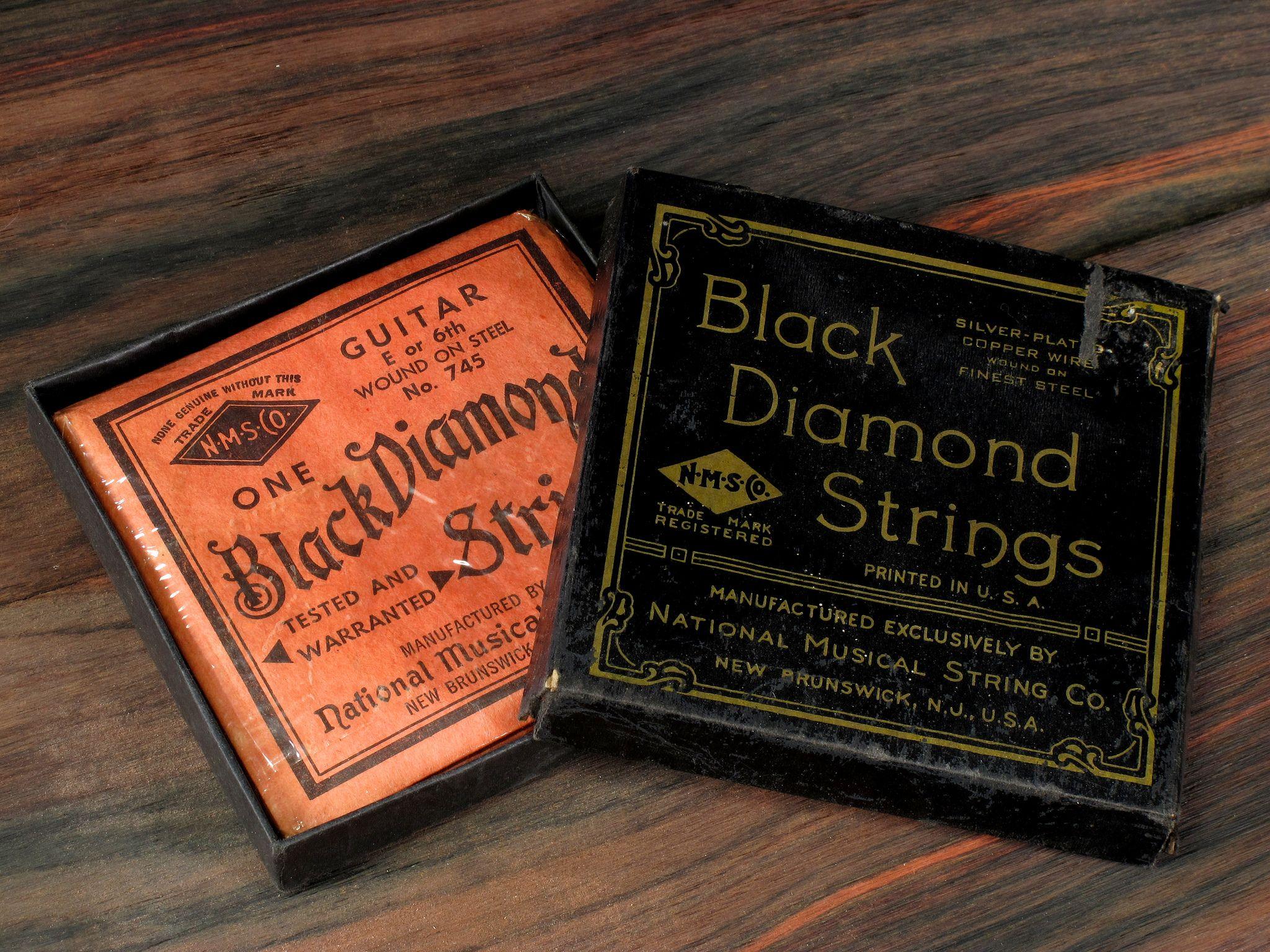 Black Diamond Strings Logo - Anyone else remember Black Diamond strings? Acoustic