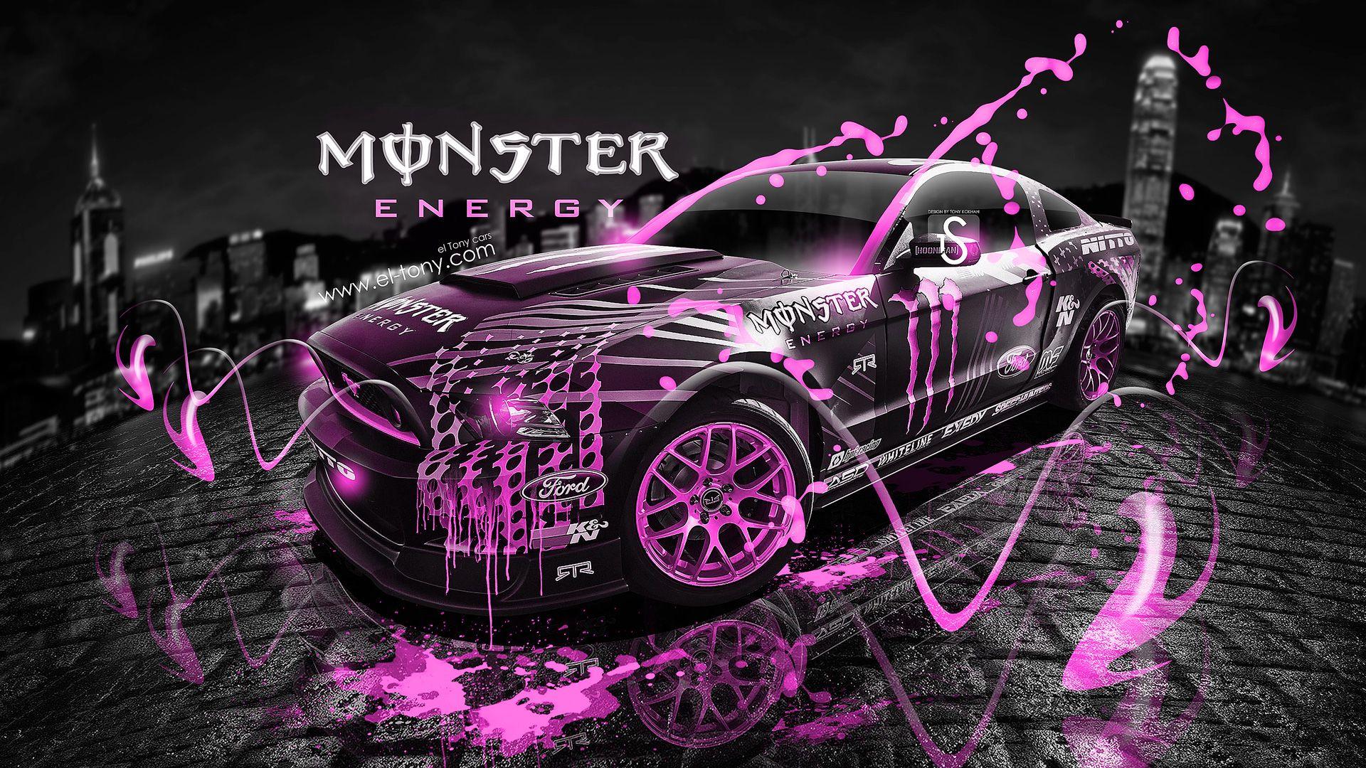 Pink Monster Energy Logo - Pink Monster Energy Logo Wallpaper & Vector Design