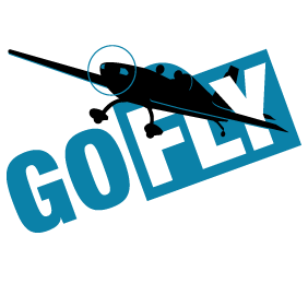 Aircraft School Logo - Flying Lessons & Flying Training Courses | Go Fly Flying School