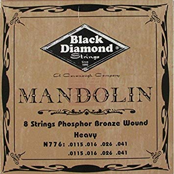 Black Diamond Strings Logo - Black Diamond Strings N776 Phosphor Bronze string set for mandolin ...
