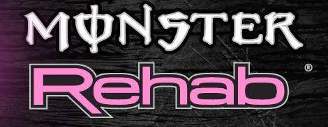 Pink Monster Energy Logo - Monster Rehab Energy Drink