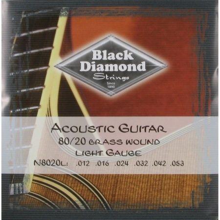 Black Diamond Strings Logo - Black Diamond Strings N8020L Bronze Acoustic string set