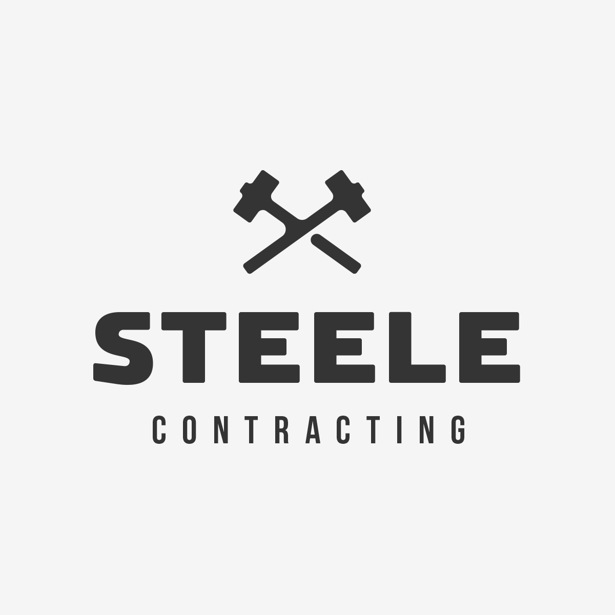 Contracting Logo - Vital Zigns. Steele Contracting Logo