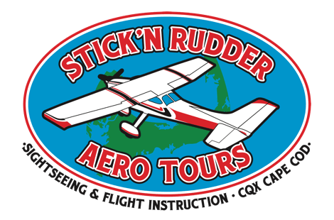 Aircraft School Logo - Stick'n Rudder Flight School