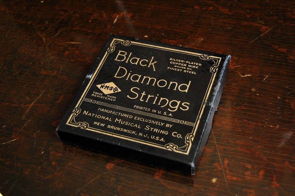 Black Diamond Strings Logo - Black Diamond Strings. True Vintage Guitar