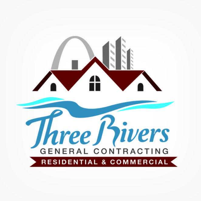 General Contractor Logo - Three Rivers General Contracting – Logo Design | Cool Touch Graphics ...