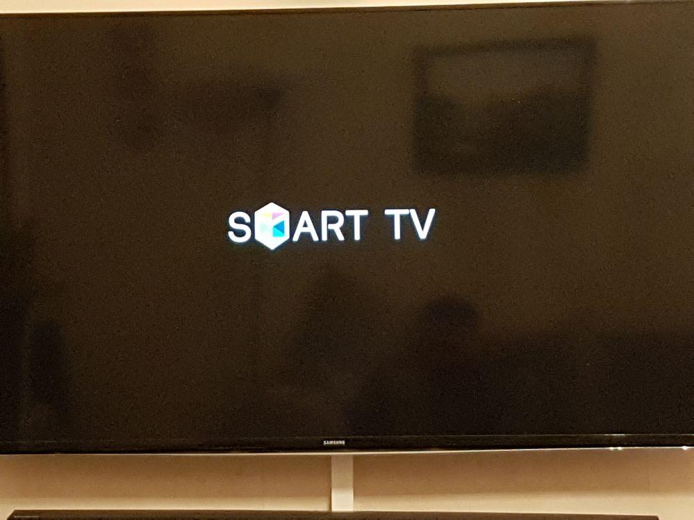 Samsung TV Logo - samsung smart tv stuck on start screen logo