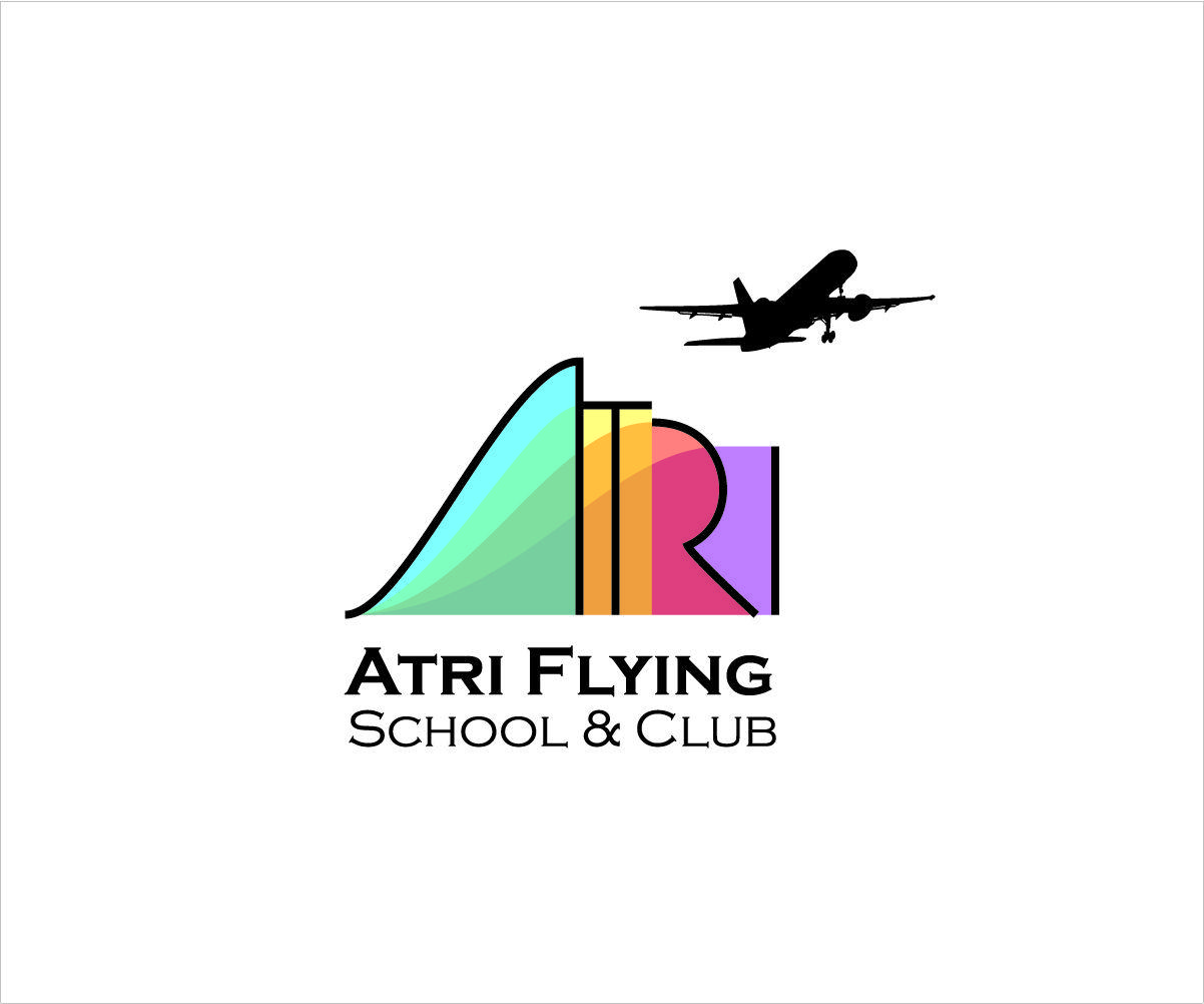 Aircraft School Logo - Colorful, Elegant, School Logo Design for Atri Flying School & Club ...