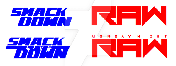 Custom WWE Logo - Raw and Smackdown Logos by ikon95 on DeviantArt