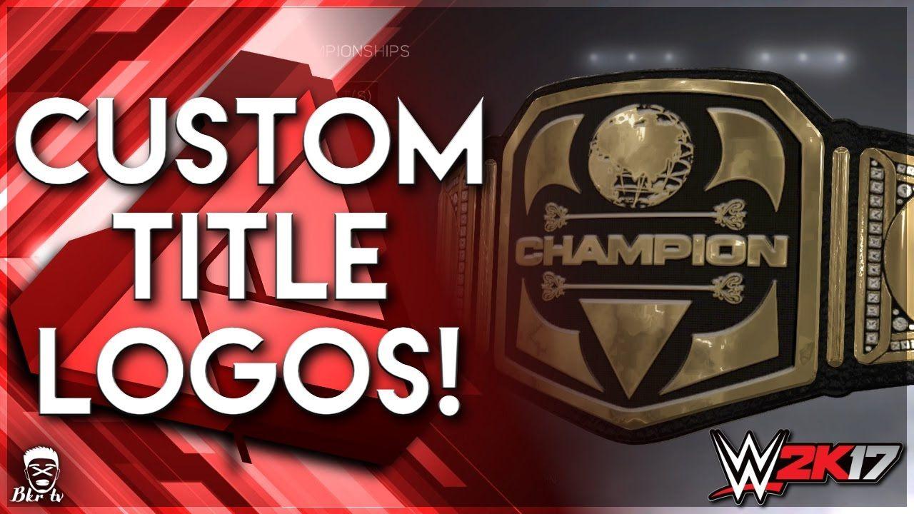 Custom WWE Logo - WWE2K17 | How to create custom championship logos | Affinity ...