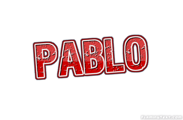 Pablo Name Logo - Pablo Logo. Free Name Design Tool from Flaming Text