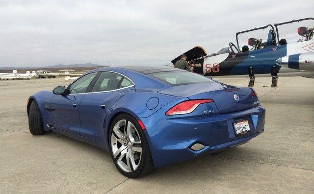 Fisker Karma ES Logo - 2017 Karma: same range, new battery, display updates, low production