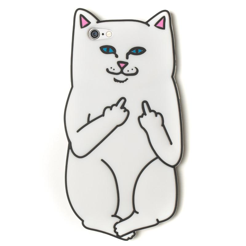 White Cat Case Logo - Lord Nermal iPhone Case – RIPNDIP