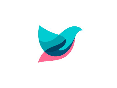 Red and Blue Bird Logo - 22 Bird Logo Designs For Inspiration And Ideas