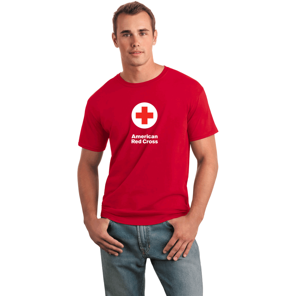 T and Red Cross Logo - Unisex 100% Cotton T Shirt With ARC Logo. Red Cross Store