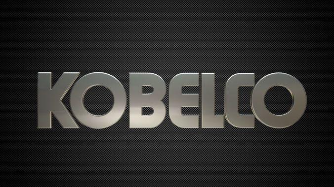 Kobelco Logo - detailed 3D kobelco logo | CGTrader