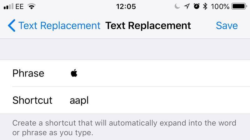 Write Apple Logo - How to type the Apple logo (&;) on iPhone or iPad