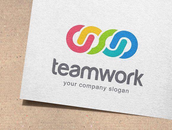 Teamwork Logo - Teamwork Logo Logo Templates Creative Market