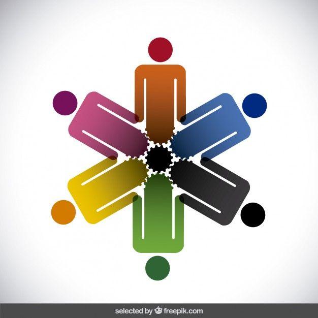 Teamwork Logo - Teamwork logo. Stock Image Page