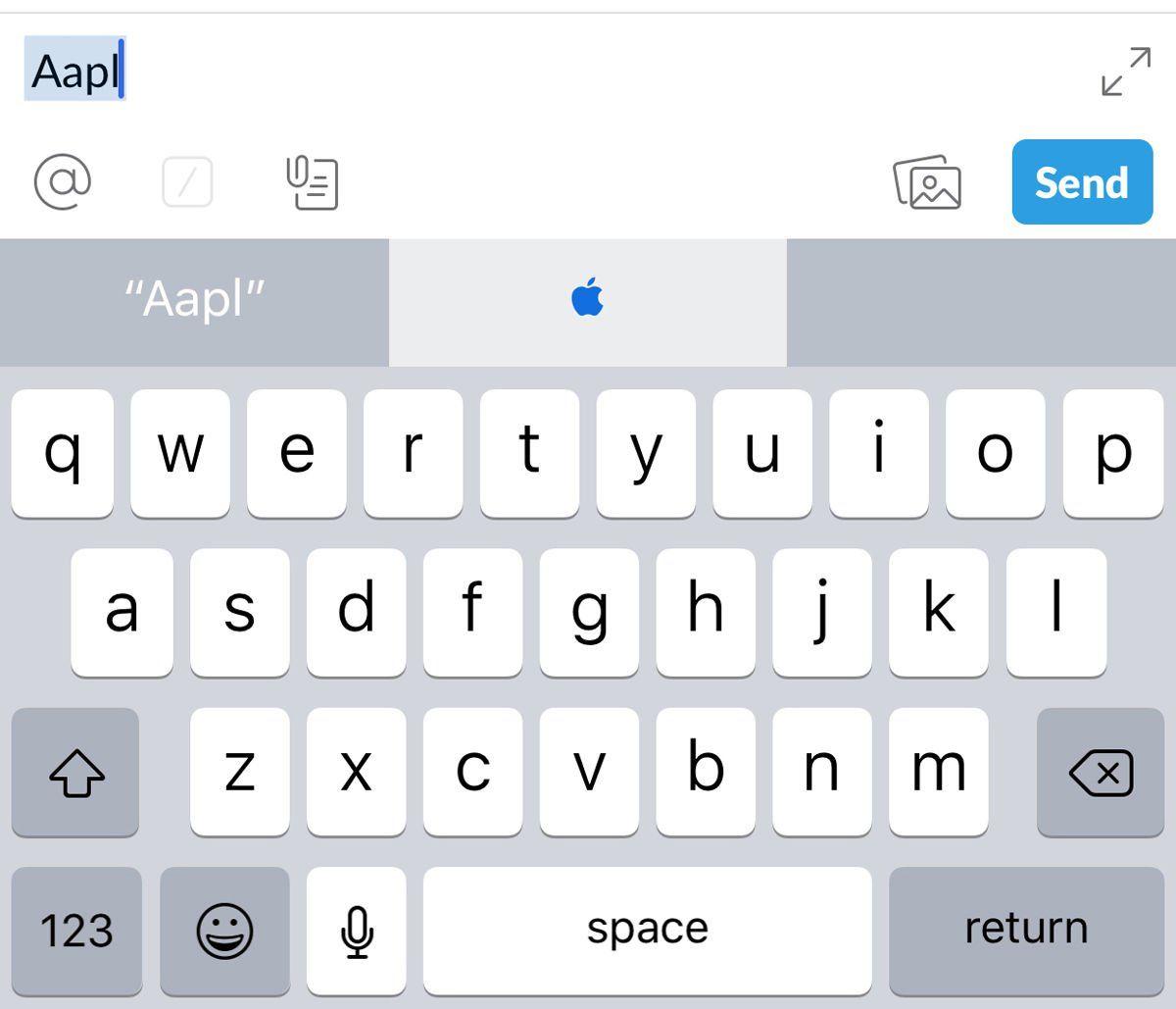 Write Apple Logo - How to type the Apple logo (&;) on iPhone or iPad
