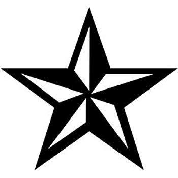 Volcom Star Logo - Volcom Nautical Star Logo 4 tall Color BLACK