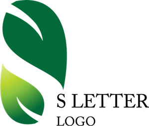 Green Letter S Logo - S Leaf Green Letter Logo Vector (.AI) Free Download
