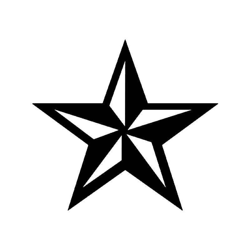 Volcom Star Logo - Volcom Nautical Star Logo 1 Vinyl Sticker