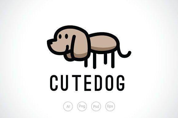 Cute Dog Logo - Cute Dog Logo Template Logo Templates Creative Market