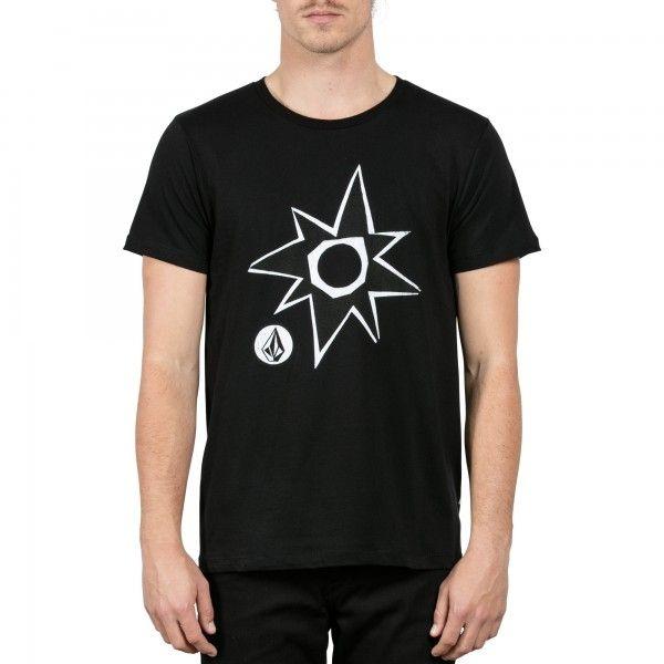 Volcom Star Logo - T Shirt VOLCOM STAR SS Noir | Alltricks.com