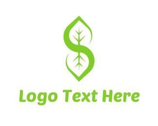 Green Letter S Logo - Text Logo Maker | Create Your Own Text Logo | BrandCrowd