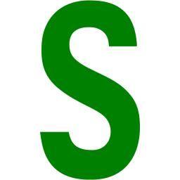 Green Letter S Logo - Green letter s icon green letter icons
