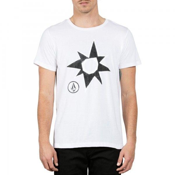 Volcom Star Logo - T Shirt VOLCOM STAR SS Blanc | Alltricks.com