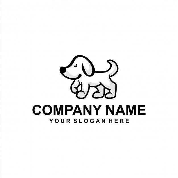 Cute Dog Logo - Cute dog logo vector Vector