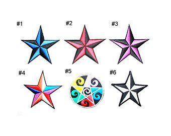Volcom Star Logo - Twinkle little star patch Nautical USA Flag All Stars Hippy