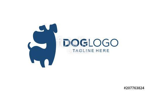 Cute Dog Logo - Puppy Cute Dog Logo Simple Sillhouette Icon Design Vector Stock