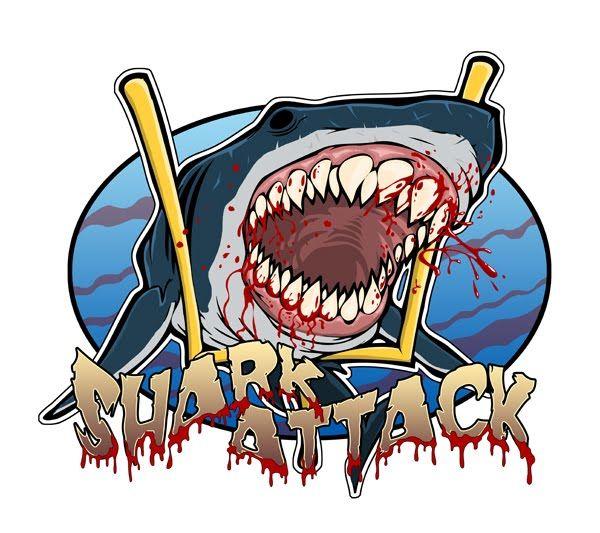 Shark Football Logo - Michael Langdale Illustration & Design: Shark Attack