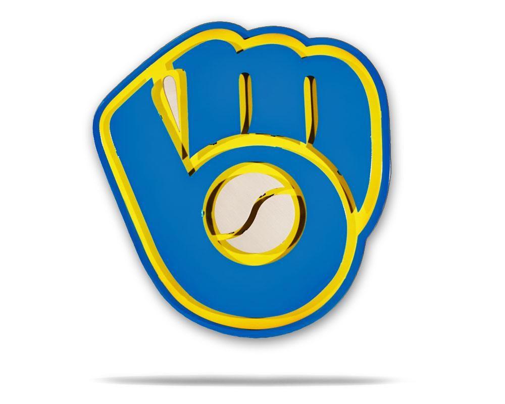 Milwaukee Brewers Logo - MLB Milwaukee Brewers - Hex Head Art