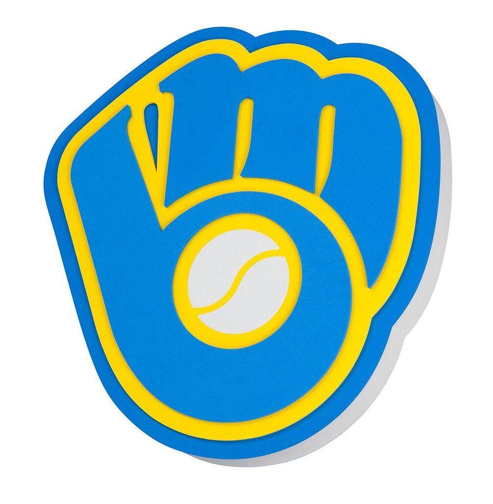 Brewers Logo - Milwaukee Brewers 3D Fan Foam Logo Sign