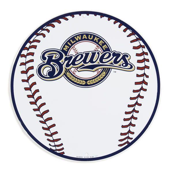 Milwaukee Brewers Logo - Milwaukee Brewers Baseball Logo Sports Sign_D at Retro Planet