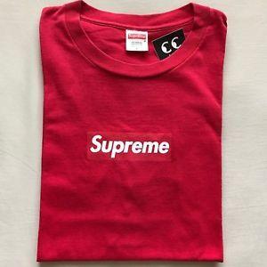 S a Red Box Logo - Extremely Rare Authentic Supreme Red on Red Box Logo Tee 1999 1998
