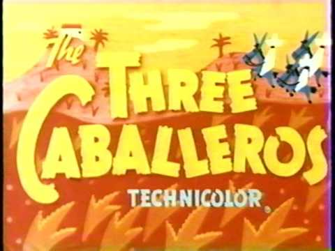 The Three Caballeros Logo - Opening to The Three Caballeros 1987/1989 VHS [True HQ] - YouTube