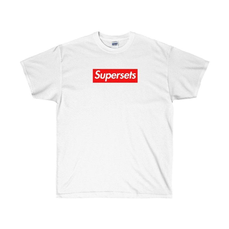 S a Red Box Logo - Supersets Red Box Logo Unisex Ultra Cotton Tee BOGO