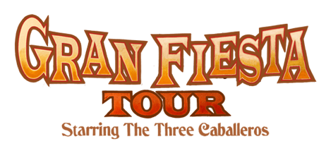 The Three Caballeros Logo - Gran Fiesta Tour Starring the Three Caballeros |