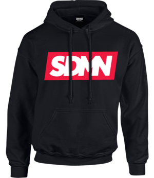 Read Box Logo - SDMN Red Box Logo Hoodie – Sidemen Clothing